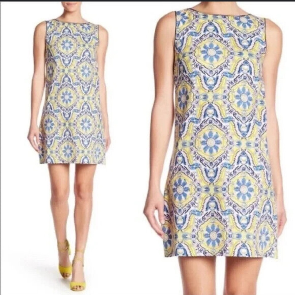 Betsey Johnson Women's Multicolor Patterned Sheath Dress